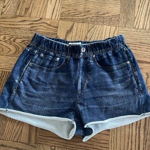 Rag & Bone sweat pant “denim” Shorts